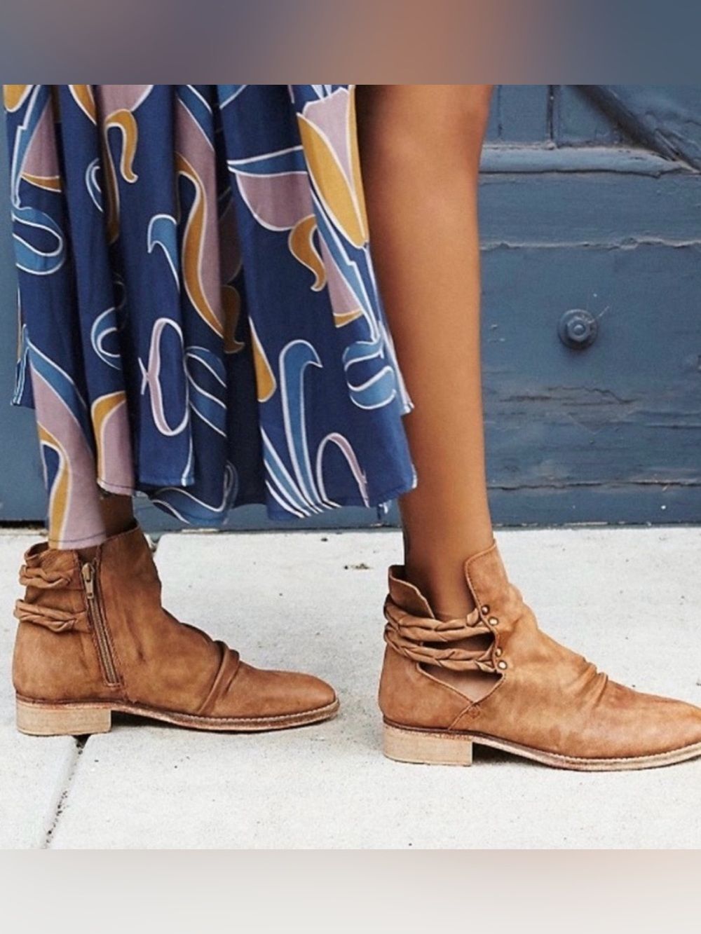 Free People Landslide Ankle Leather Boot 7